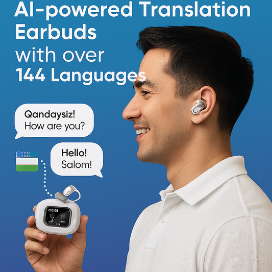 JM16 AI Translator quloqchinlari – 144 tilda real vaqt rejimida gaplashing