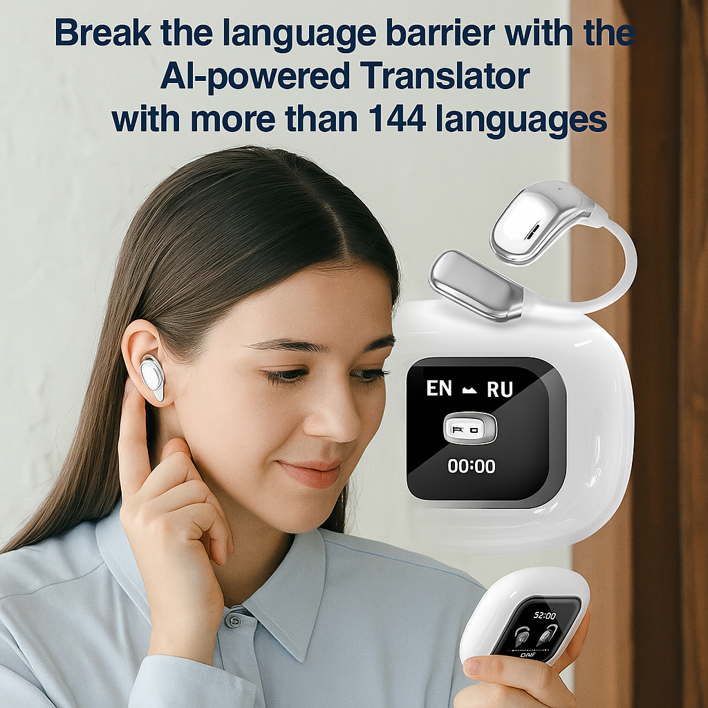 JM16 AI Translator quloqchinlari – 144 tilda real vaqt rejimida gaplashing