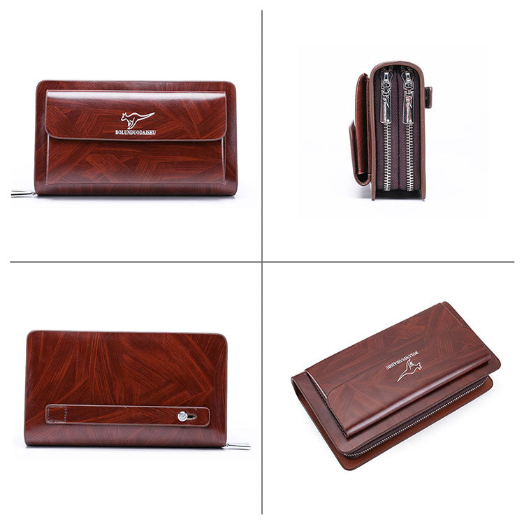 KANGAROO Erkaklar Charm Portfel Amaliy va Zamonaviy