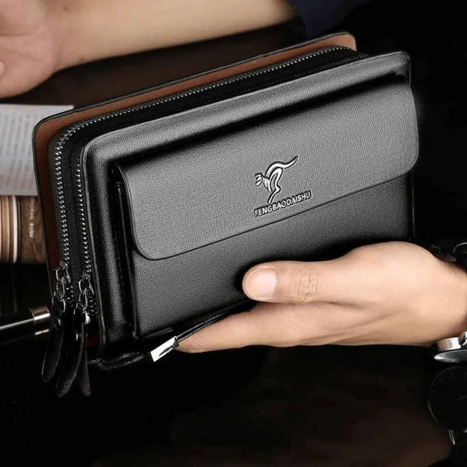 KANGAROO Erkaklar Charm Portfel Amaliy va Zamonaviy